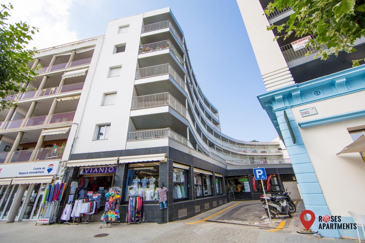 Roses Apartments Tropical Loft Vista Mar Lateral 외부 사진